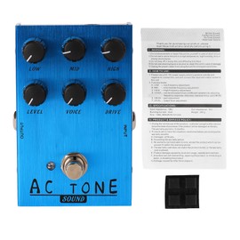 Electric Guitar Effects Drive Pedal Effector Simulating Guitar Distortion and Overdrive Effects AN 33 Blue