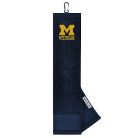 Michigan Wolverines Face/Club Embroidered Towel