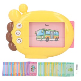 Talking Flash Cards Double Side Learning Talking English Vocabulary Educational Pockets Speech Sensory Toy for Toddlers Kids Giraffe