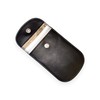 Mayfield Faraday RFID Signal Blocking Pouch – Genuine Black Leather,