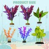 6PCS Silk Plants for Betta Fish Tank,Silk Plants for Fish