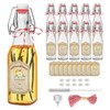 Fimyyao 10 Pack Swing Top Glass Vanilla Extract Bottles 8