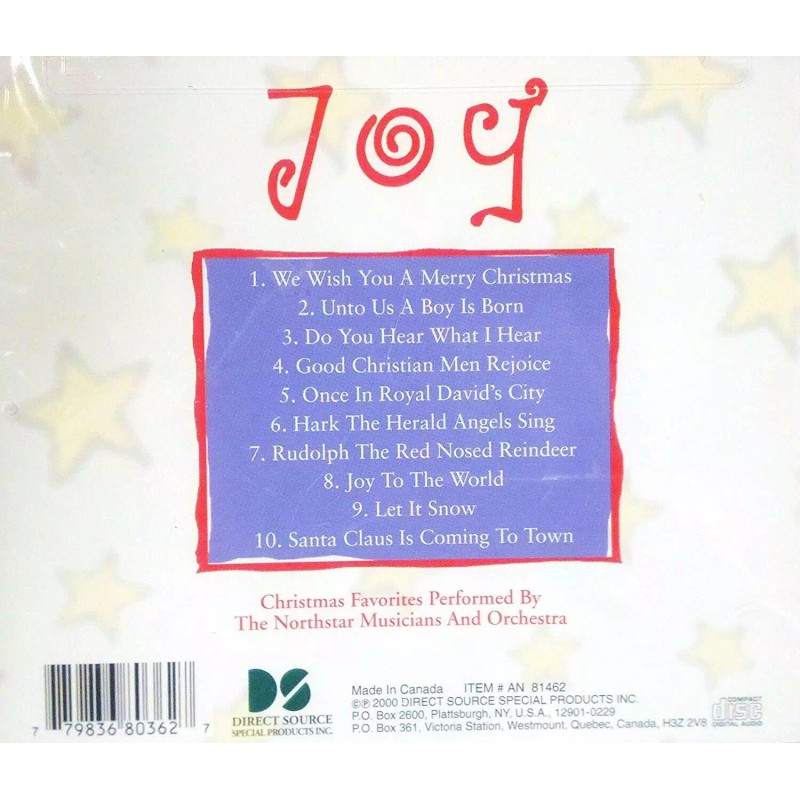 Joy - Christmas Favorites CD The Northstar Orchestra (CD)