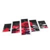 5Pcs Wall Art Painting Set Romantic Red Rose Frameless Painting