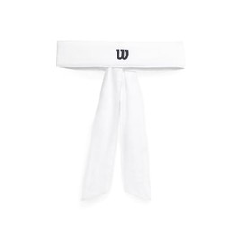 Wilson Tie Fascia, Per Prestazioni Ad Alta Energia E Controllo Del Sudore, Con Vestibilità Regolabile E Lunghezza Estesa, Colore: Bianco Brillante, Taglia: Taglia Unica