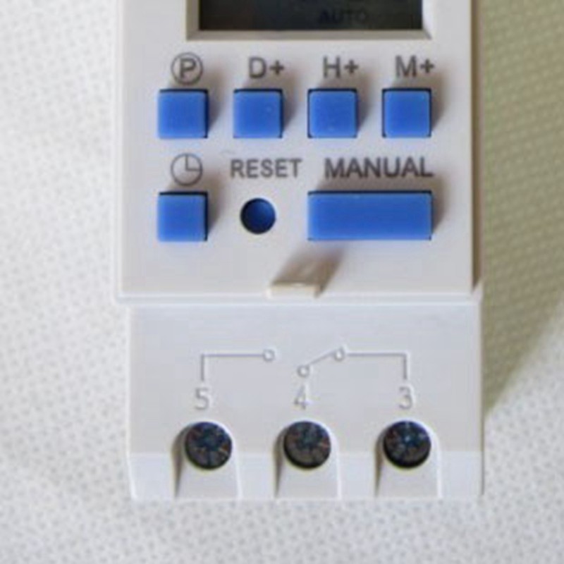 LCD Digital Timer Relay Programmable Microcomputer Digital Display Time Switch