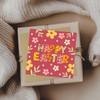 RED OCEAN Floral Easter Card, Cute Easter Card, Happy, Greetings,