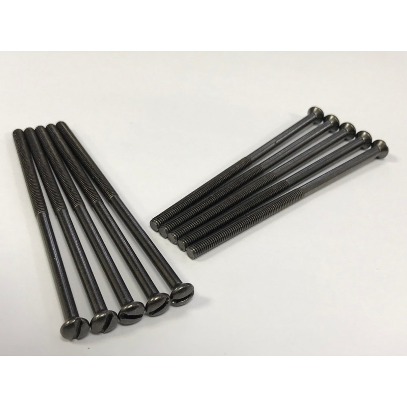 Black Nickel Long Electrical Socket Switch Screws (20, 75mm)