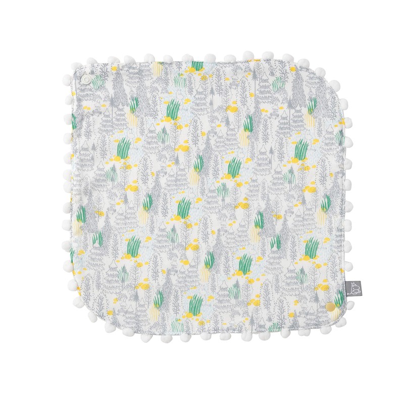 DADWAY MOOMIN BABY APMB006030100 Moomin Baby Hanky Bibs Fir White
