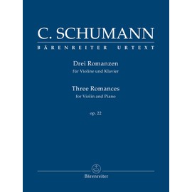 Three Romances for Violin & Piano Op.22
