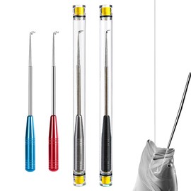 Unikato Hook Releaser Fish Hook Remover Hook Remover Hook Remover 4pcs Hook Remover Hook Remover Hook Remover Quick Stainless Steel Light Weight Fish Hook Removal Equipment Fishing Tools Fishing