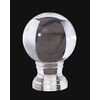 B&P Lamp® Clear Acrylic Ball Finial, 2-1/8 Inch Height, 1-1/2