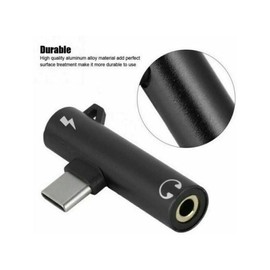 Fteysak Type-C to 3.5mm Jack AUX Audio Headphone USB-C Charging Adapter Splitter Cable