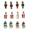 Kurt Adler 12-Piece Petite Treasures Glass Ornament Set,Christmas
