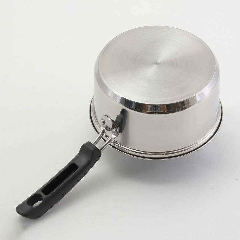 Bestco NQ-0042 Rimpio Single Handle Pot with Lid, 6.3 inches