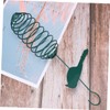 ORFOFE 2pcs Bird Feeder Hanging Pendant Metal Suet Cage Birds