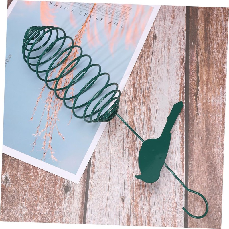 ORFOFE 2pcs Bird Feeder Hanging Pendant Metal Suet Cage Birds