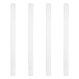 Angoily 4pcs Acrylic Mini Mahjong Mah Jongg Rack- Portable Mahjong Racks Holder- Transparent Mah Jongg Racks Mini Mahjong Accessories for Travel, Outdoor Party, Picnic