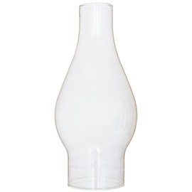 GXFCCYXT Oil Lamp Chimney 2 1/2 Inch Base × 7 1/2 Inch Height Kerosene Lamp Shade Tall Hurricane Lamp Glass Replacement Fits #1 Size Burners and 2-5/8 Inch Galleries