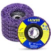 LAIWOO CSD Disc Grinding Disc, Purple Cleaning Disc Set, Coarse