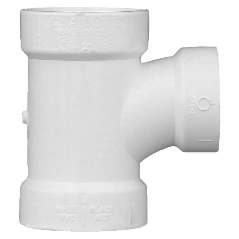 CHARLOTTE PIPE 2 x 2 x 1 1/2 DWV SANITARY