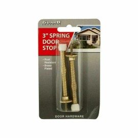 Guard Security BRASS-PLATED SPRING DOOR STOPSBRASS-PLA