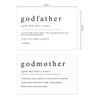 Godparents Proposal Cards, Set of 2, Will You Be My