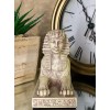 Classical Egyptian Guardian Sphinx Figurine 4.25"L Androsphinx Lion Collectible