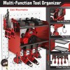 Power Tool Organizer Wall Mount with Charging Station - 4