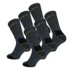 Caterpillar 6 Pairs Men's Work Socks, CAT, Accident Prevention, Reinforced