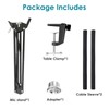 Boom Arm Compatible with Samson Q9U Microphone - Professional Adjustable
