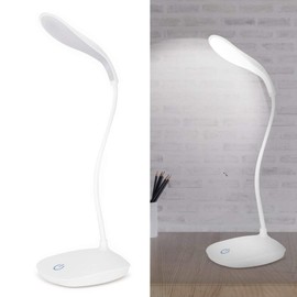 Table Lamps, Office Lamp Touch Switch Night Lamp, USB Dimmable Flexible Neck for Study Home Office Bedroom