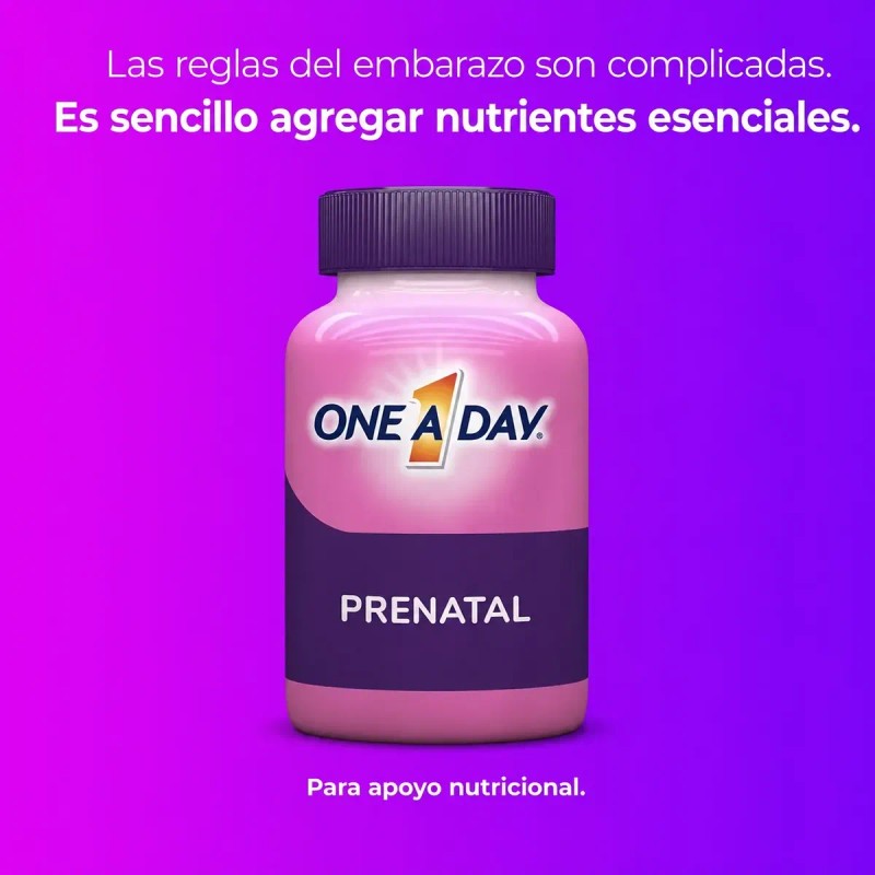 One A Day Multivitaminico Prenatal (60 Softgels) Bayer