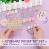 FunisFun 4 PCS Keyboard Fidget Toy, Includes 9-in-1 & 4-in-1