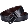 beltox fine Men's Dress Belt Leather Reversible 1.25" Wide Rotated