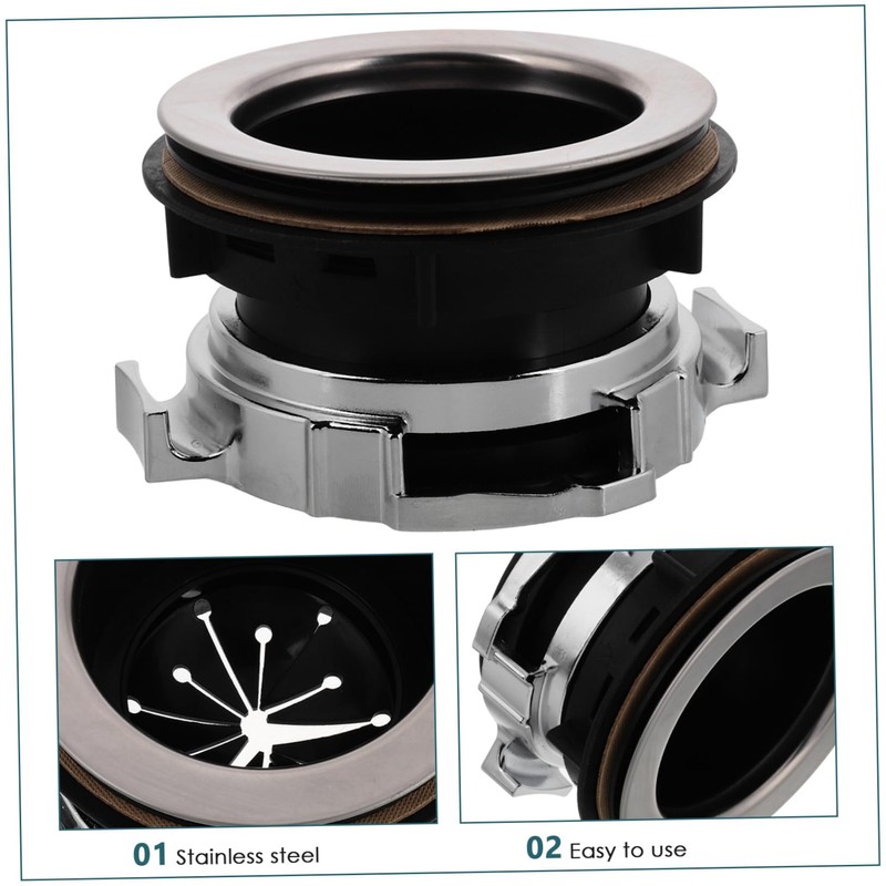 Operitacx Stainless Steel Sink Flange for Garbage Disposal Food Waste