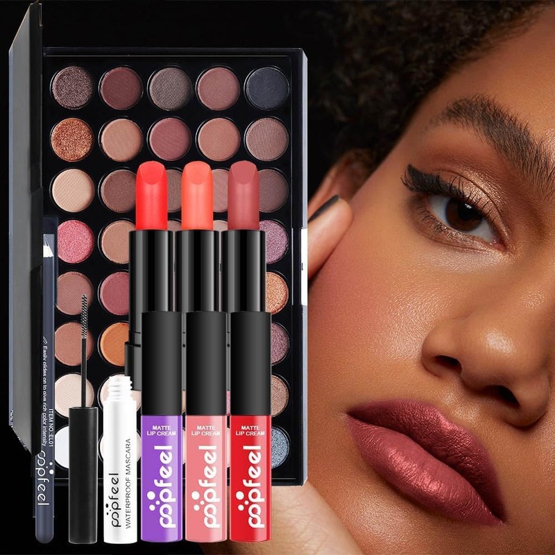 Kit de Maquillaje para Mujer 28 Piezas Principiantes y Profesionales