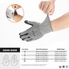 Vgo... 1 Pair Cut Resistant Gloves with Coat Nitrile Palm,HPPE