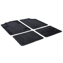 Gledring USA Universal Trim-to-Fit All Weather Floor Mats for Cars 1995–2025 – 4-Piece Heavy Duty, Weather-Proof Car Mats, Easy to Clean, Made in Europe