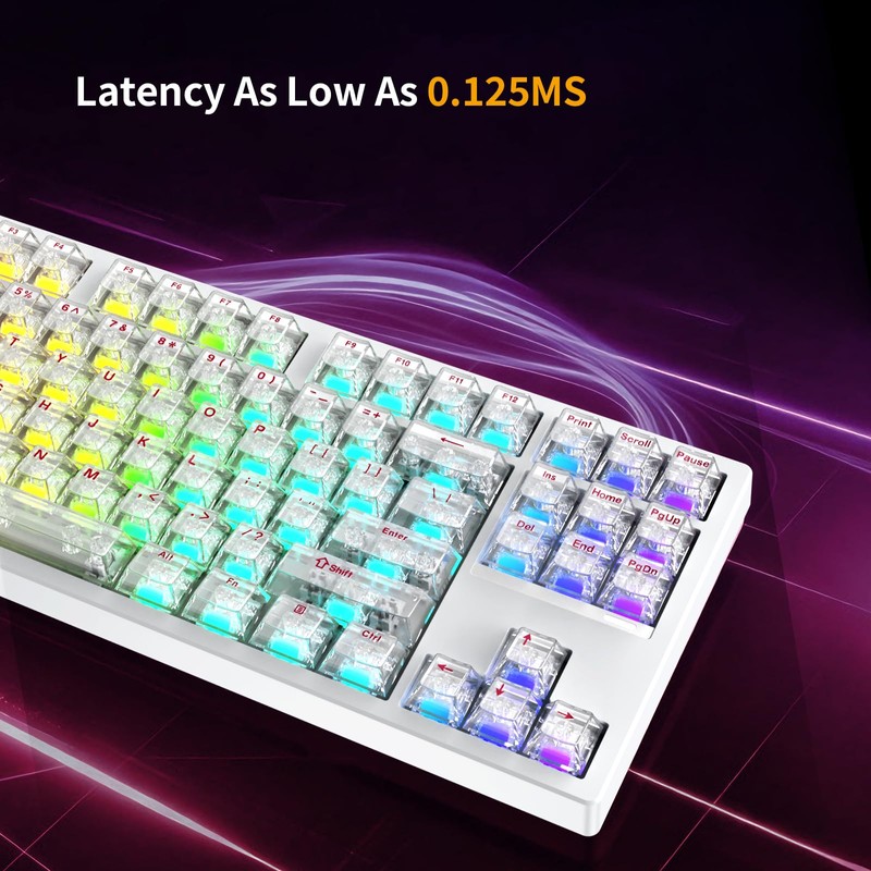 IROK FE87 V2 IMC Wired Mechanical Keyboard, Dual 8KHZ Polling