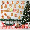 41pcs Winter Gingerbread Cutouts Gingerbread Man Bulletin Board Paper Christmas