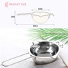 Double Boiler Stainless Steel Pot for Melting Chocolate, Candy and