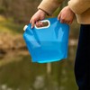 AYNKH 2Pcs Folding Water Container 5L 10L Collapsible Drinking Outdoor