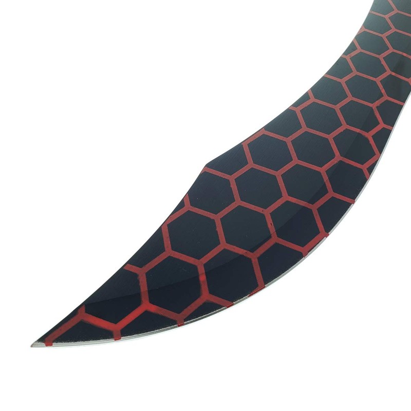 Tactical Master Fantasy Fixed Blade Machete with Nylon Carrier. for
