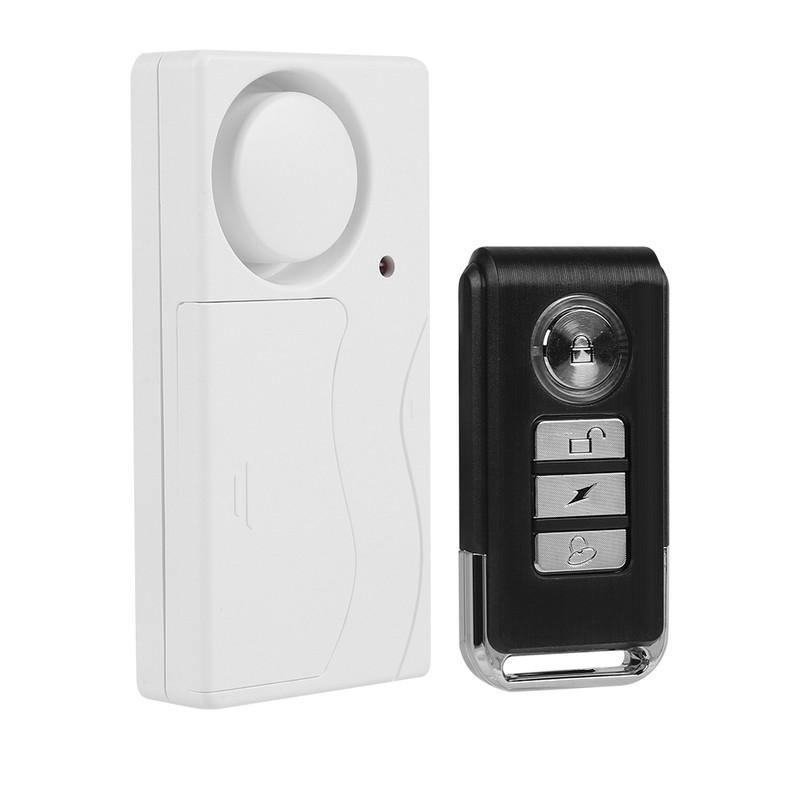 Wireless Door Burglar Alarm Security System Vibration Magnet Sensor Remote