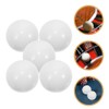 Abaodam Roulette Wheel Beads Replacement Set 5Pcs White Round Ball