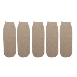 5pcs Stump Socks Set Portable Soft Breathable Elastic Cotton Protective Amputee Socks for Daily Life L