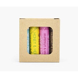 Natural, Petroleum Free Lip Balm Four Pack (4-Pack) by Fabula Nebulae