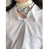 OAR Classic Twill Silk Scarf [Airy Blue]