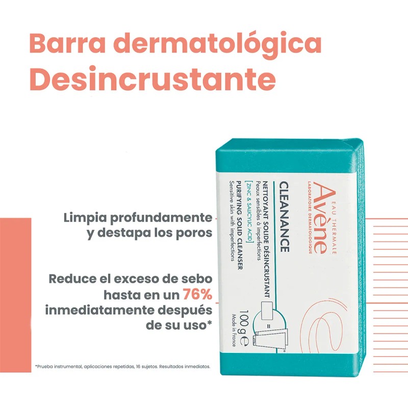 Jabón en barra Avène Cleanance 100 g